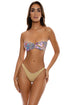 Luli Fama Pinkin' About You Reversible High Leg Brazilian Bottom